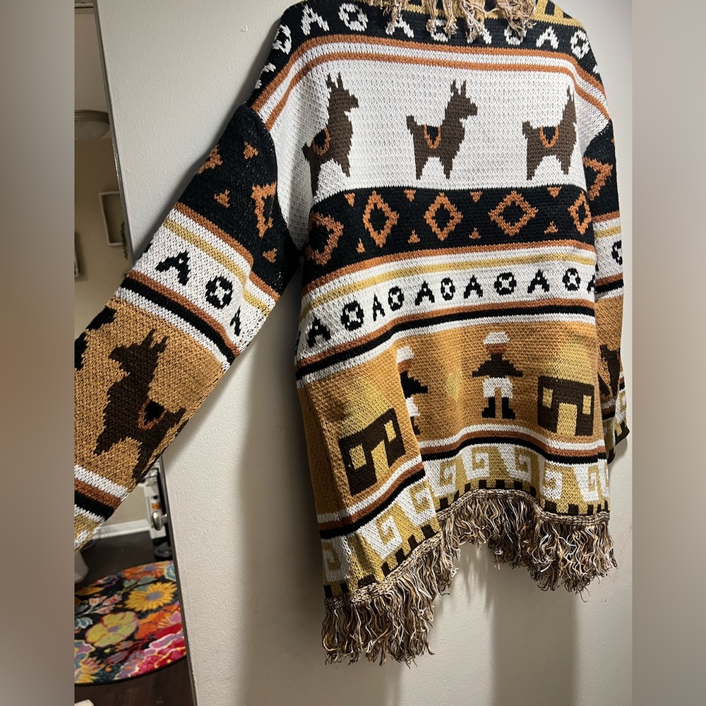 Bohemian Western Sweater